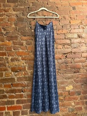 Vince Silk Calico Floral Shirred Dress